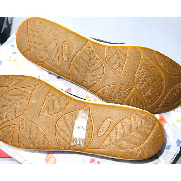 Womens Cobb Hill Slip-On Shoes 9.5W Blue Leather Perforated Design Rubber Sole - Picture 5 of 5